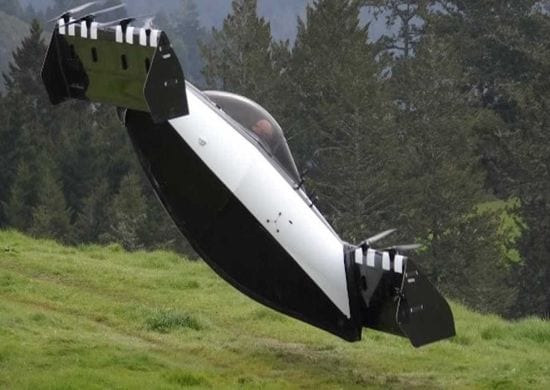 Veículo voador do cofundador da Google chegará ao mercado em 2019