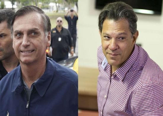 Bolsonaro e Haddad adotam distintas formas para falar com o eleitorado