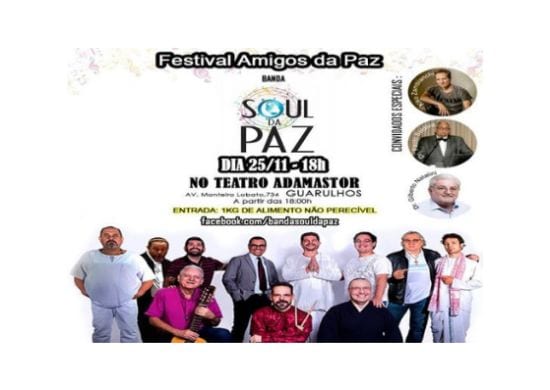Banda Soul da Paz e Kiko Zambianchi se apresentam no Adamastor