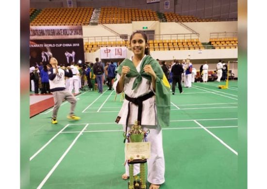 Karateca guarulhense se consagra campeã na China