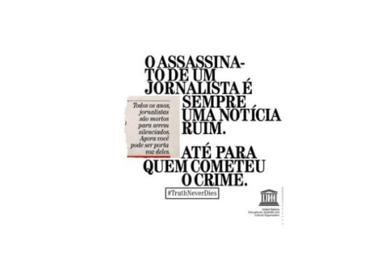 Unesco lança campanha de combate a crimes contra jornalistas