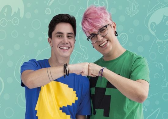 Bienal do Livro de Guarulhos recebe Pac e Mike do Tazercraft