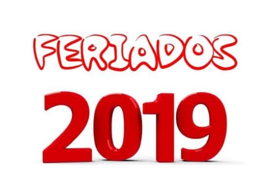 Confira a lista de feriados e pontos facultativos em 2019