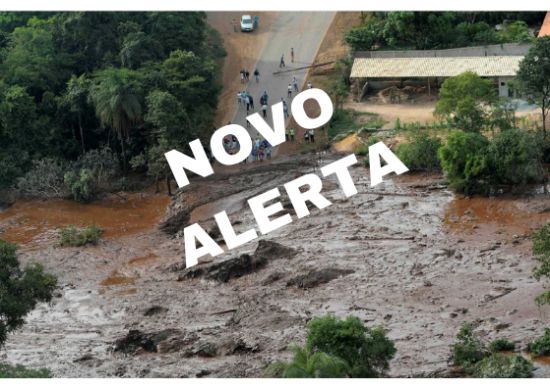 Sirene toca em Brumadinho e moradores deixam casas por novo risco