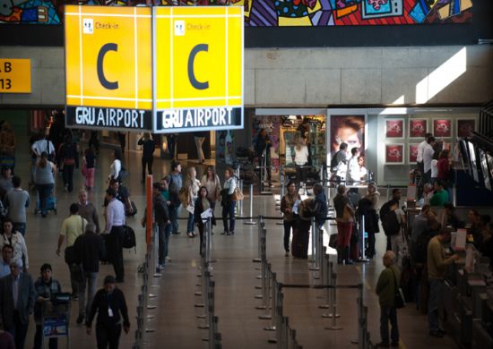 Aeroporto de Guarulhos recebeu 42 milhões de passageiros em 2018