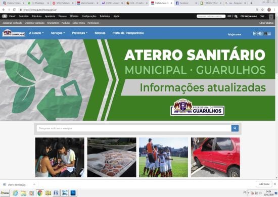 Site da Prefeitura traz atualizações sobre as ações no Aterro