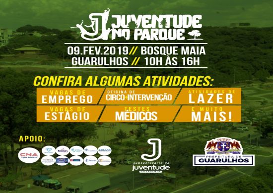 Programa Juventude no Parque acontece neste sábado, no Bosque Maia