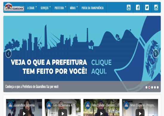 Prefeitura de Guarulhos inicia transição para novo portal