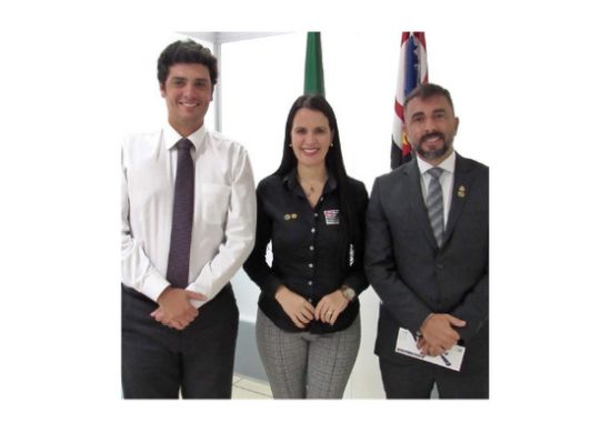 Rodrigo Tavares recebe a Deputada Letícia Aguiar do PSL