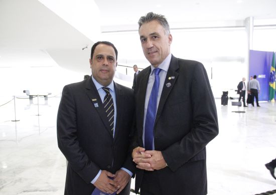 Presidente William Paneque participa da sanção da Empresa Simples de Crédito, em Brasília