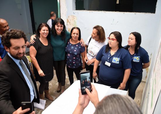 Secretários fazem vistoria em obras de reforma do PA Paraíso