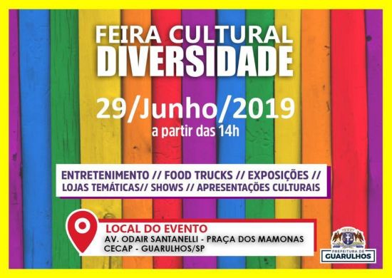 Guarulhos recebe Feira Cultural da Diversidade neste sábado