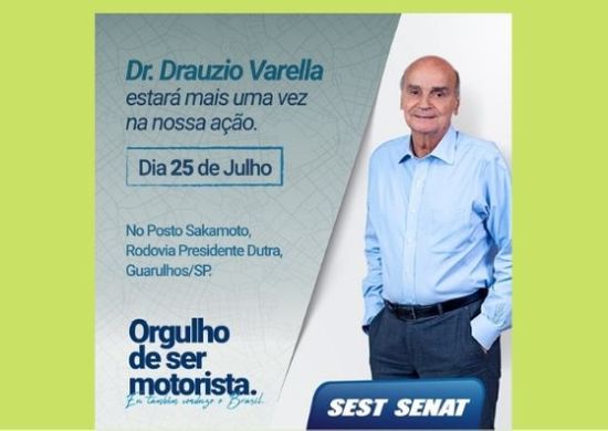 Saúde leva vacinas e exames a evento do Sest Senat no Dia do Motorista