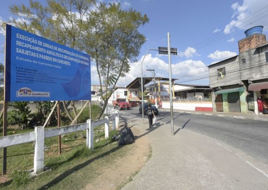 Prefeitura inicia trabalho de melhorias na Estrada Caminho Velho