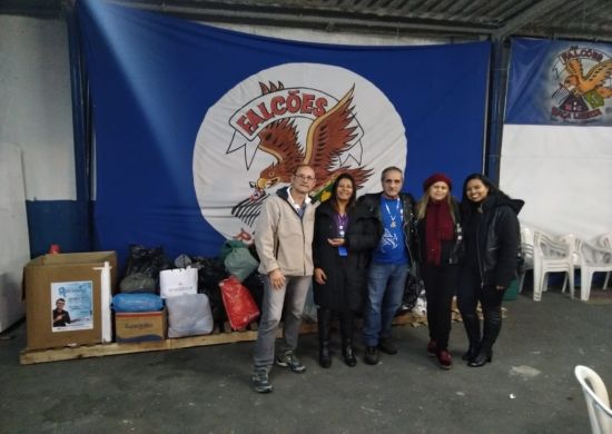 Campanha do Agasalho 2019 recebe doações do Falcões Moto Clube