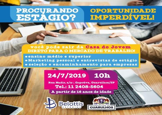 Casa do Jovem oferece oportunidade de estágio para estudantes