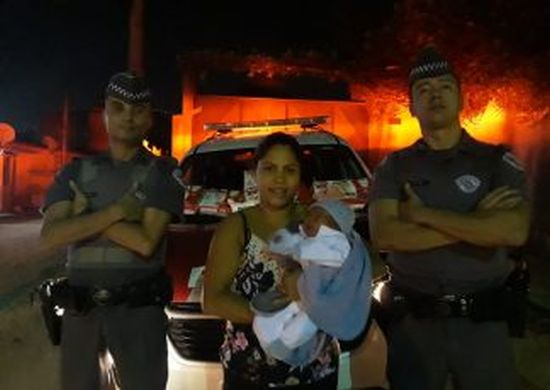 PM’s salvam bebê engasgado em Guarulhos