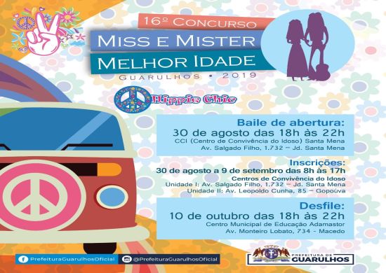 Baile de Abertura das Inscrições para o Concurso Miss e Mister Melhor Idade será na sexta-feira