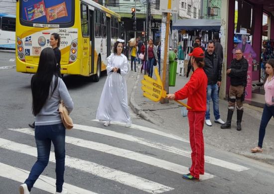 Semana do Trânsito termina com ações educativas para pedestres