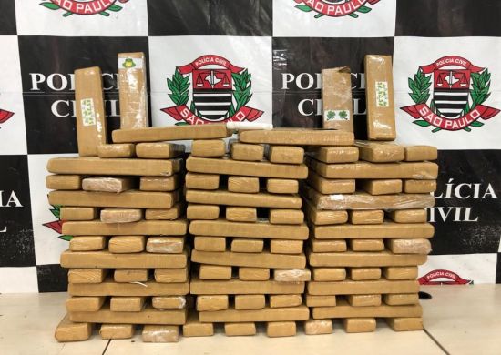 Polícia Civil de Guarulhos apreende 128 quilos de maconha