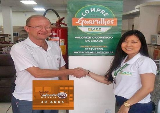 ACE-Guarulhos segue espalhando cartazes da campanha Compre em Guarulhos pela cidade