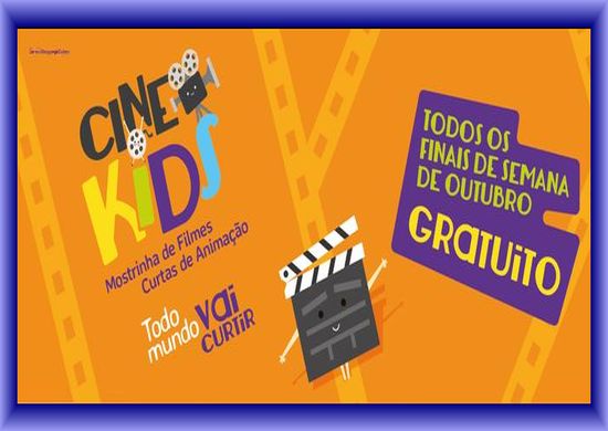 Cine Kids toma conta do Parque Shopping Maia no mês de outubro