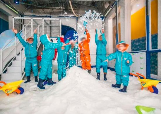 Tecnologia italiana traz neve para shopping em Guarulhos