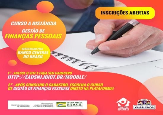 Prefeitura abre inscrições para curso de gestão de finanças pessoais
