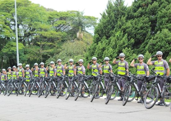 Polícia Militar de SP recebe 100 bicicletas elétricas