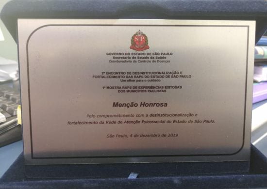 Tear Guarulhos recebe menção honrosa em mostra paulista do SUS