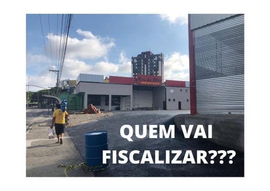 Obra IRREGULAR na Av.Tiradentes intriga pela falta de fiscalização