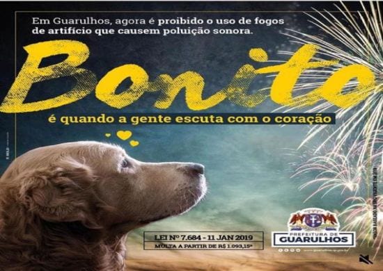 Prefeitura alerta sobre proibição de fogos de artifício