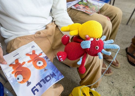 Reeducandos de Guarulhos produzem bonecos Amigurumis