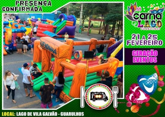 A FOLIA DE CARNAVAL VAI INVADIR  GUARULHOS  COM O “CARNA LAGO”