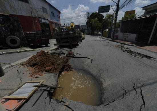 Manutenção emergencial interrompe abastecimento de água no Macedo