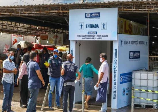 Anvisa faz alerta sobre túneis de desinfecção de pessoas