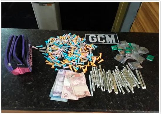 GCM prende homem em flagrante por tráfico de drogas no Centro