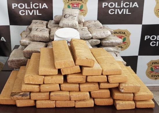 Polícia Civil detém homem e apreende 85 tijolos de maconha em Arujá
