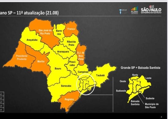 Estado de SP atualiza plano e nenhuma região fica na fase vermelha