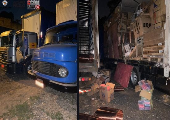 PM prende casal e recupera carga de mais de R$ 500 mil, em Guarulhos