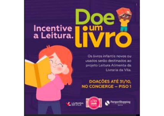 Parque Shopping Maia promove campanha de doação de livros infantis