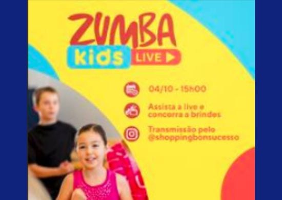 Shopping Bonsucesso realiza live de zumba em comemoração ao Dia das Crianças
