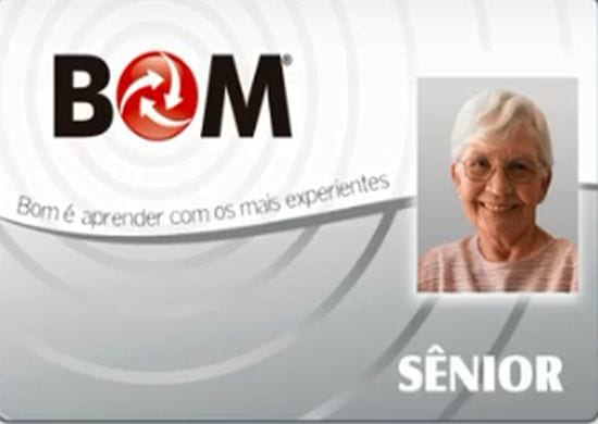 Cartão BOM Sênior pode ser solicitado por WhatsApp e enviado gratuitamente