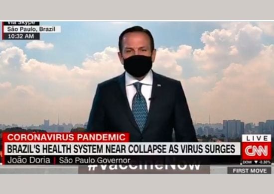 Na CNN americana, Doria chama Bolsonaro de ‘líder psicopata’