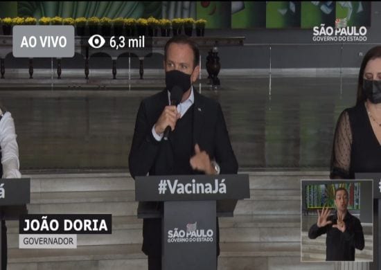 Doria anuncia vacinação para motoristas, cobradores e pacientes com comorbidades