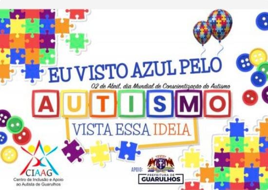 Campanha “Eu visto azul pelo autismo” acontece nesta sexta-feira