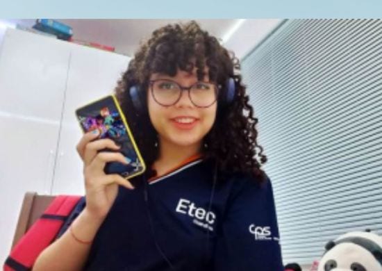 Aluna da Etec de Guarulhos vence desafio Change The Game do Google