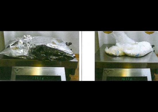 Passageiro é preso em Guarulhos com droga escondida em estruturas de mala