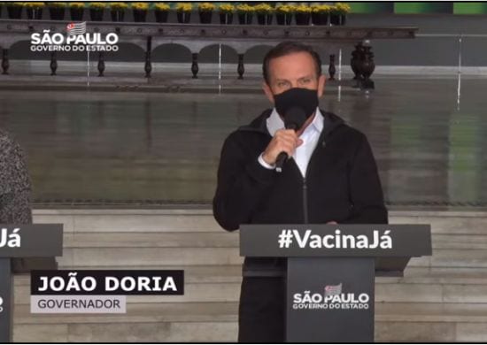 Governador João Doria anuncia prorrogação da fase de transição até 15 de julho