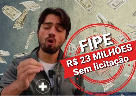 SEM LICITAÇÃO, Prefeito Guti fecha quinto contrato milionário com a FIPE desde 2018